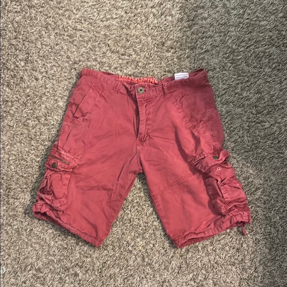 Ring of Fire Men's Brick Red Cargo Shorts